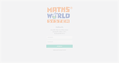 Desktop Screenshot of mathsworldsystem.com